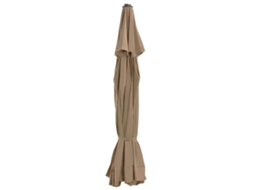 Vidaxl Tecido Substituição P/ Guarda-sol 515 Cm Cinzento-acastanhado