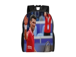 Mochila Novak Djokovic D393 Para Estudantes, Resistente E Leve, Impermeável E Com Alça De Ombro Respirável V393