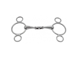 Snaffle de Viena Double Break 16 Mm Prateado 135 Mmsprenger