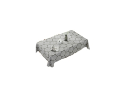 Lurelia Toalha De Mesa Algodão Linho Cinza Vintage Retrô
