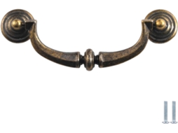 Conjunto De 4 Puxadores Gaveta Estilo Antigo Com 3, 93 Polegadas 100mm De Distância Entre Furos, Em Bronze Vintage