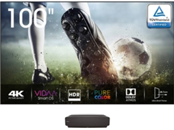 Laser TV HISENSE 100L5F (Laser - 100'' - 254 cm - 4K Ultra HD - Smart TV)