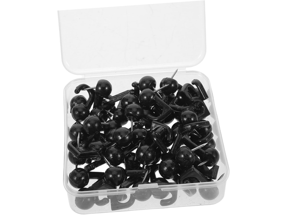 100 Tachinhas para Madeira, Perfuradores para Pendurar Quadros e Decorações de Cortiça Diy. Fixação Segura em Paredes. SFUSHOS