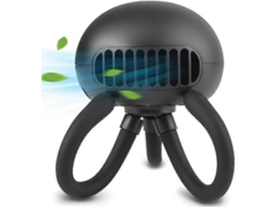 Ventilador Portátil Para Carrinho De Bebê, Sem Hélices, Mini Mão Com Tripé Flexível E Clipe Encaix Em Carrinhos, Berços Bic