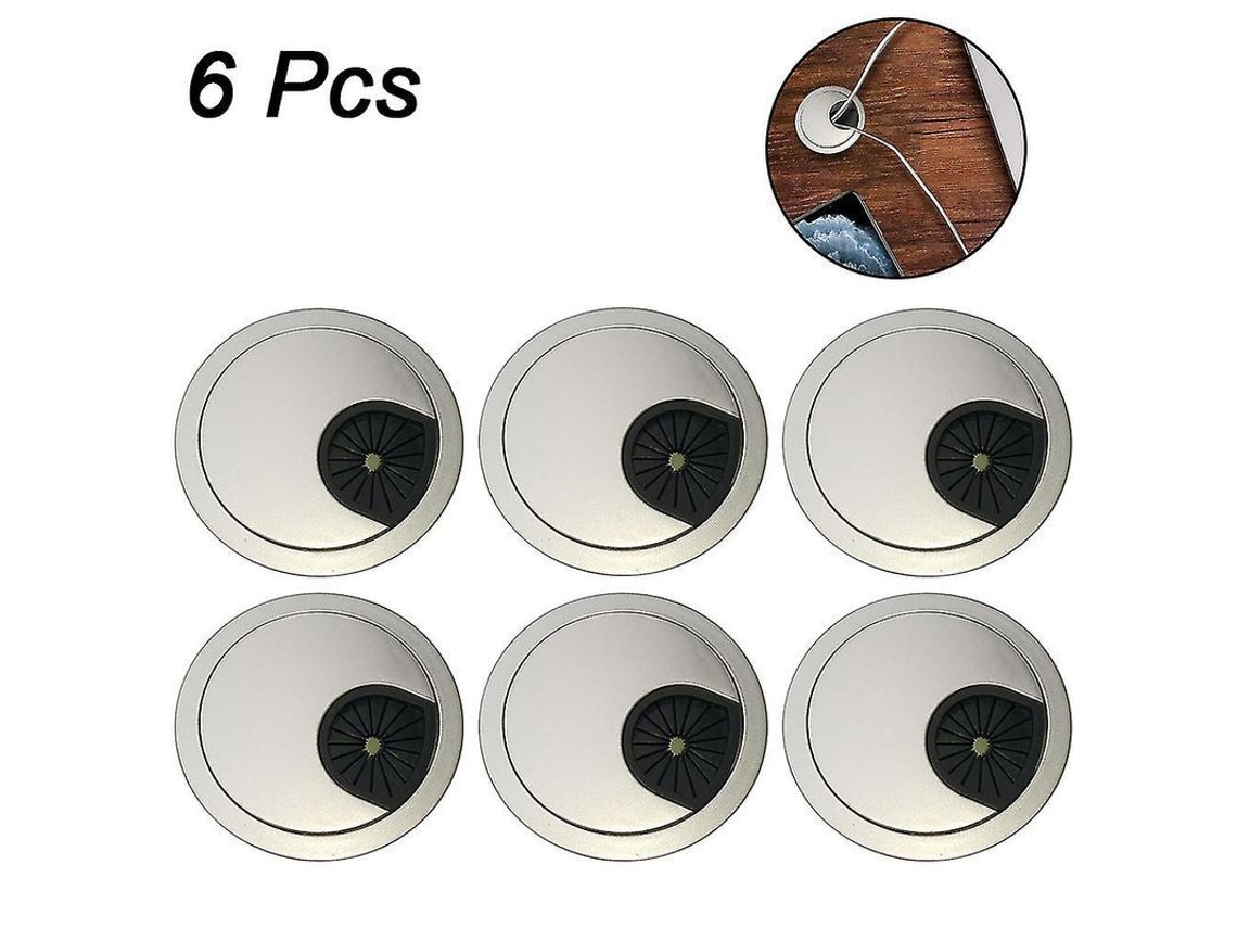 Fasst tampas para cabos de mesa, com tampa removível, plástico, tamanhos 50/53/60/80mm