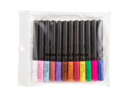 12pcs/set Lápiz De Ojos Líquido Mate Impermeable Largo Duración Herramientas De Maquillaje Para Ojos