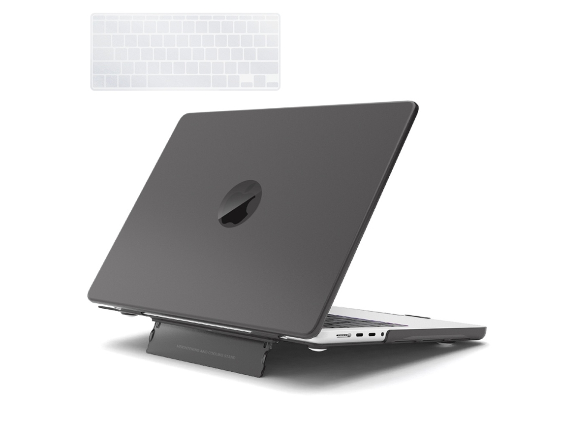 Capa Para Macbook Pro De 13 Com Protetor De Teclado, Preto Elysve