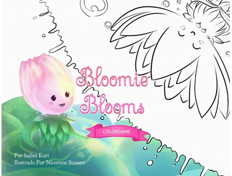 Livro Bloomie Blooms Coloreame de Isabel Kuri (Inglês)