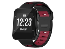 Pulseira Para Garmin Forerunner 35 / 30 / 35j - Silicone Bicolor - Encaixe Plano