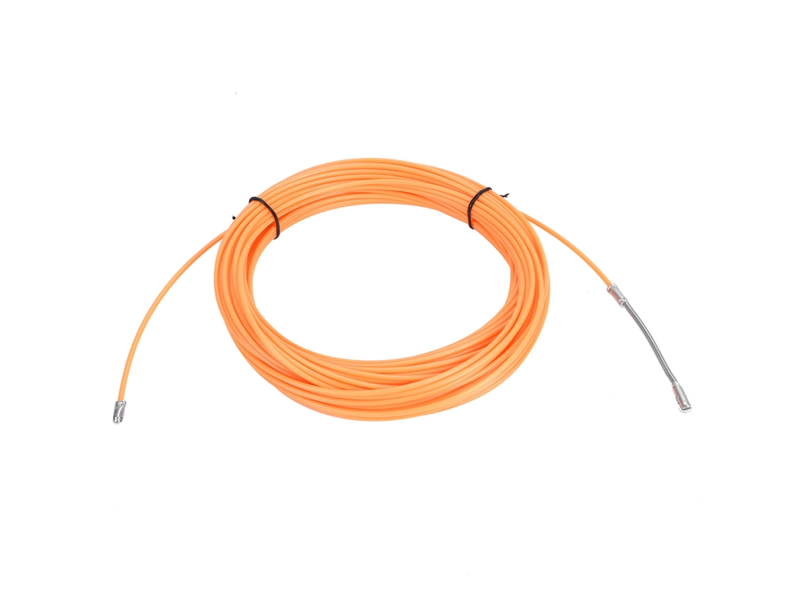 Ferramenta Para Passar Cabo Através De Parede, Puxador De Fio, Fio Para Cabo, 30m/98.4ft, Laranja