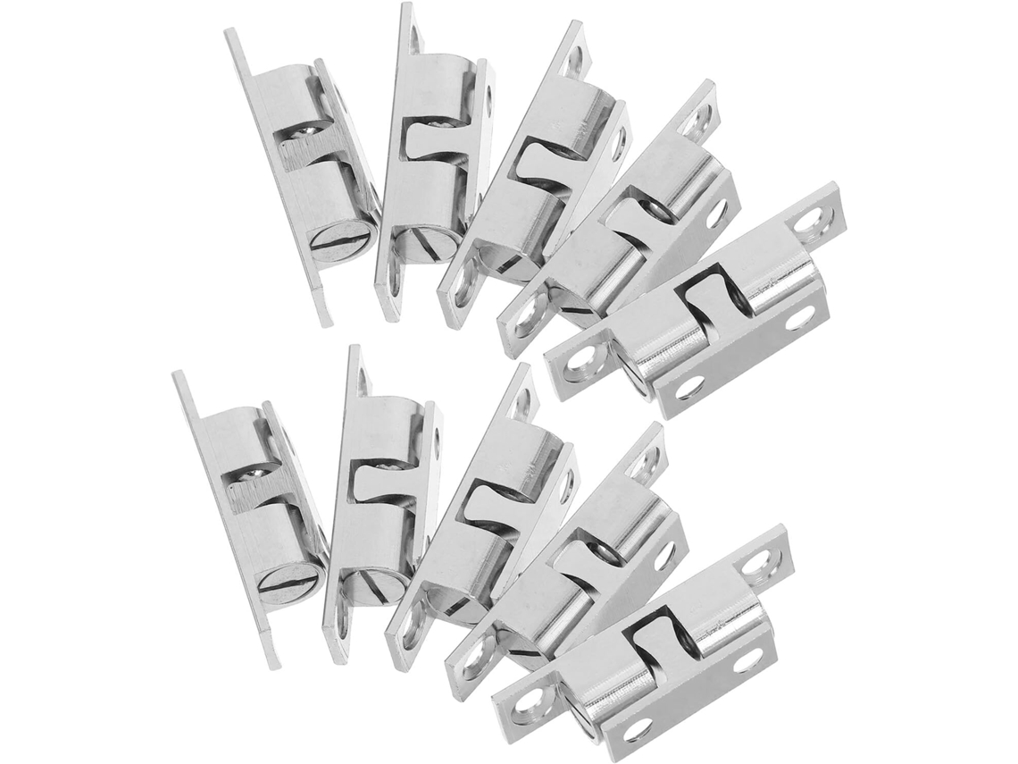 Conjunto De 10 Fechos Cobre Ipetboom Para Portas Armários Cozinha, 40mm, Modelo Pequeno, Com Trava De Segurança