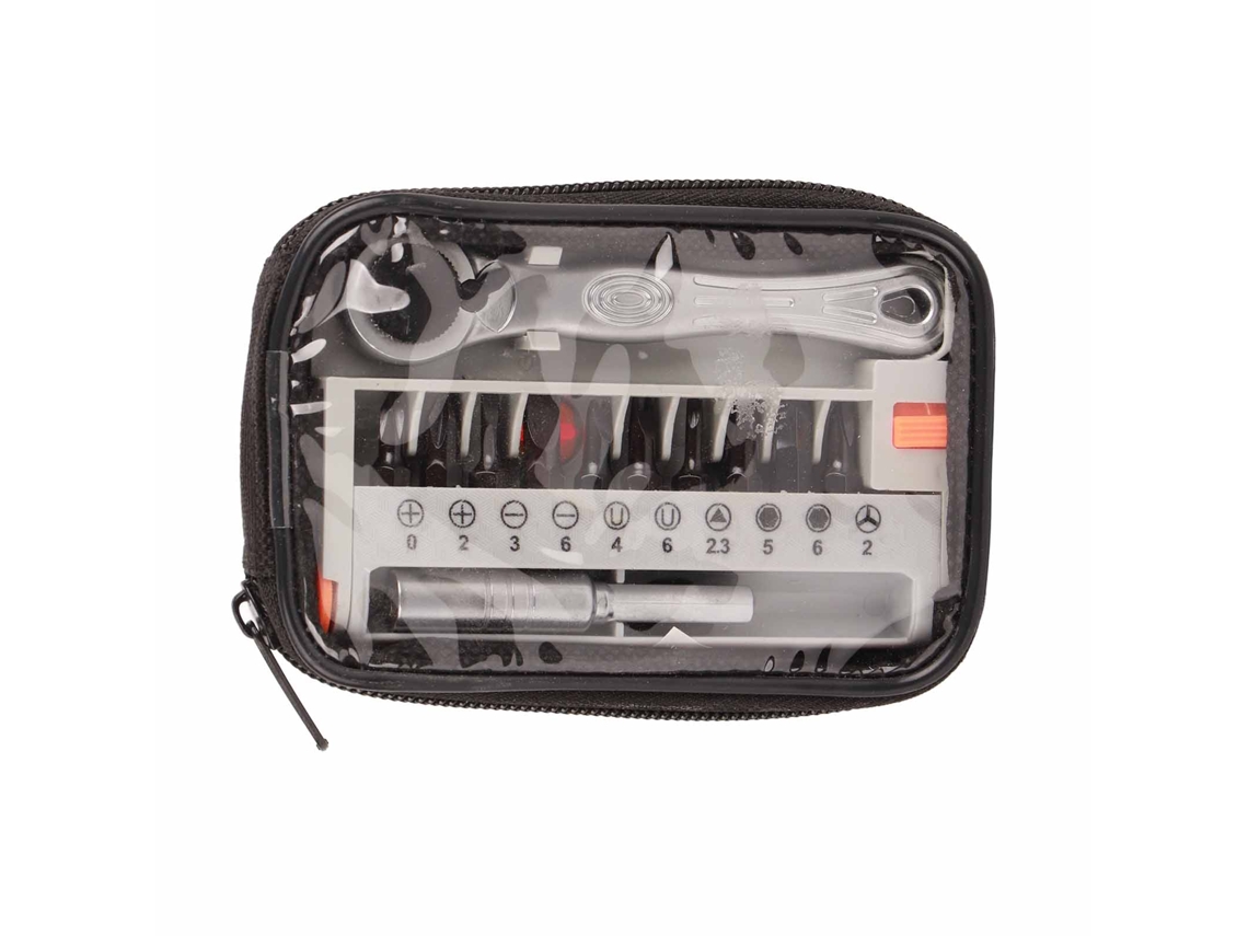 Conjunto de Ferramentas Portátil 12 em 1 com Chave de Embreagem Rápida 1/4 e Bits S2 | S/MARCA