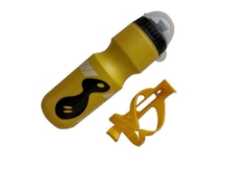750ml Garrafa De Água Esportiva Mountain Bike Com Tampa De Poeira Ultra Leve Garrafa De Água Suporte Suprimentos Ciclismo