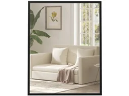 Espelho de Parede Mdf, Vidro Cor Preto 70x2x90 cm Homcom