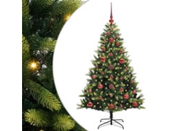 Conjunto 1 Árvore De Natal Vidaxl Verde Pvc (120 Cm)