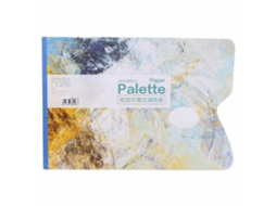25 Folhas De Paleta Descartável Profissional Para Pintura A Tinta E Óleo, Branca, Livro De Paletas De Papel