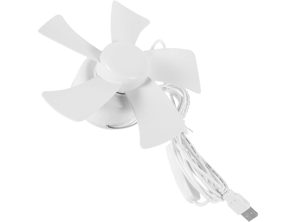 Ventilador De Teto Compacto Usb Para Barraca, Sem Necessidade De Furar