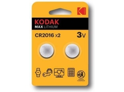 Pilha KODAK Ultra CR2016 (Pack de 2)