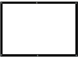 Tela de Projeção Antirreflexo Portátil, para Uso Doméstico e Externo