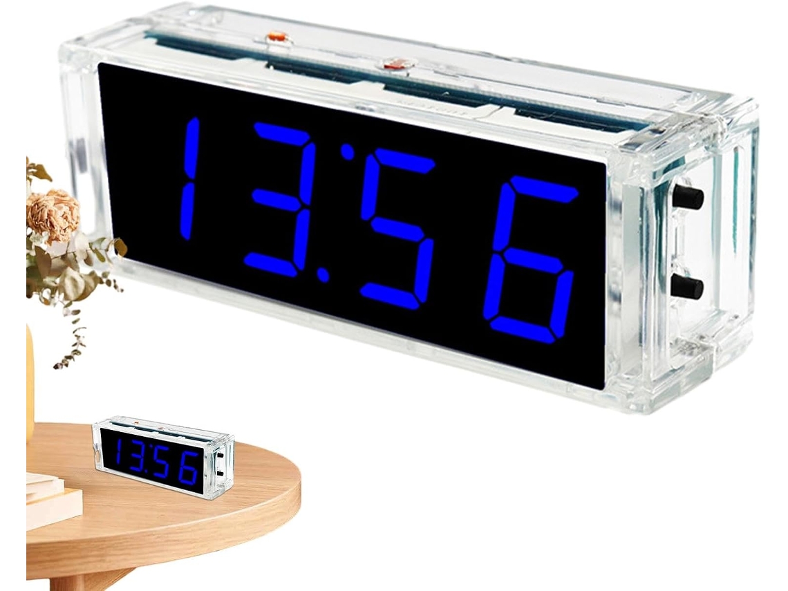 Kit Faça-você-mesmo Para Relógio Eletrônico Digital Led