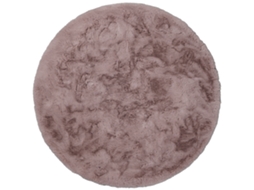 Consilio Concept Tapete De Pele Sintética Cloud Super Soft 120x120 Cm Rosa