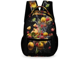 Mochilas Com Estampa Frutas, Para Meninas Meninos, Escolares Tema Adolescentes (1º Ao 5º Ano)