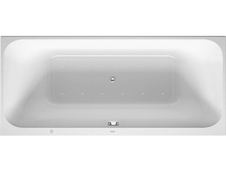 Banheira de Hidromassagem DURAVIT Happy D.2 1700X700Mm Versão de Encastrar 1 Encosto Inclinado À Esquerda Estrutura Conjunto de Resíduos E
