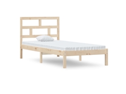 Bed Frame, Bed Frames Vidaxl Marrom Madeira (90 X 190 Cm)