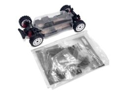 H9804 Chassi Hnr H9804 Foxhound Rally 1/10 Chassi Transparente S/ Eletrônica Brinquedo MDUG
