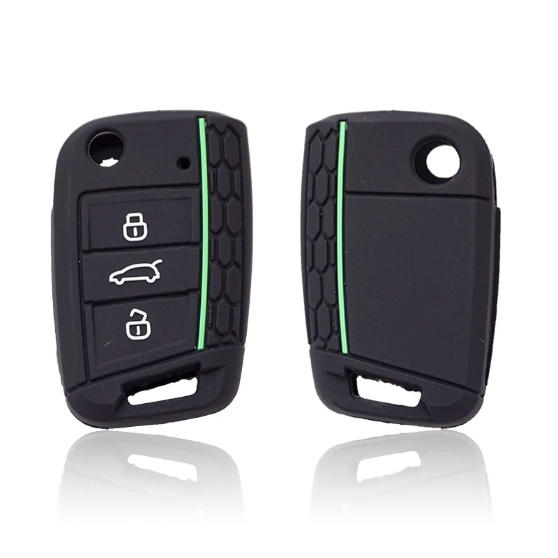 Capa de Silicone Xinyuexin para chave de carro VW AQUAFORGE