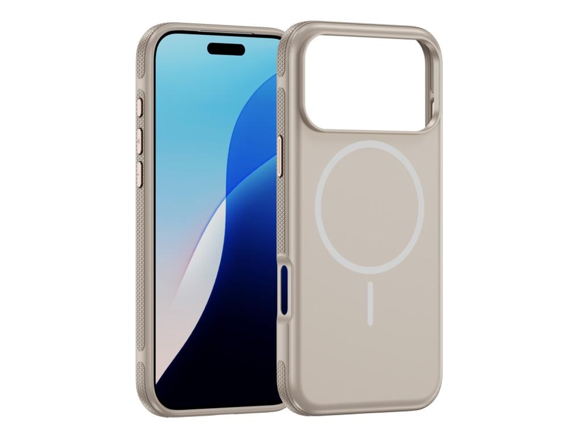 Capa Híbrida De Pc E Tpu Para Iphone 17 Pro, Imitação Da Original Com Magsafe.