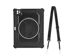 Aetheria capa Ultra Fina para Tablet Ios com Suporte 360° e Cinto de Ombro Preto