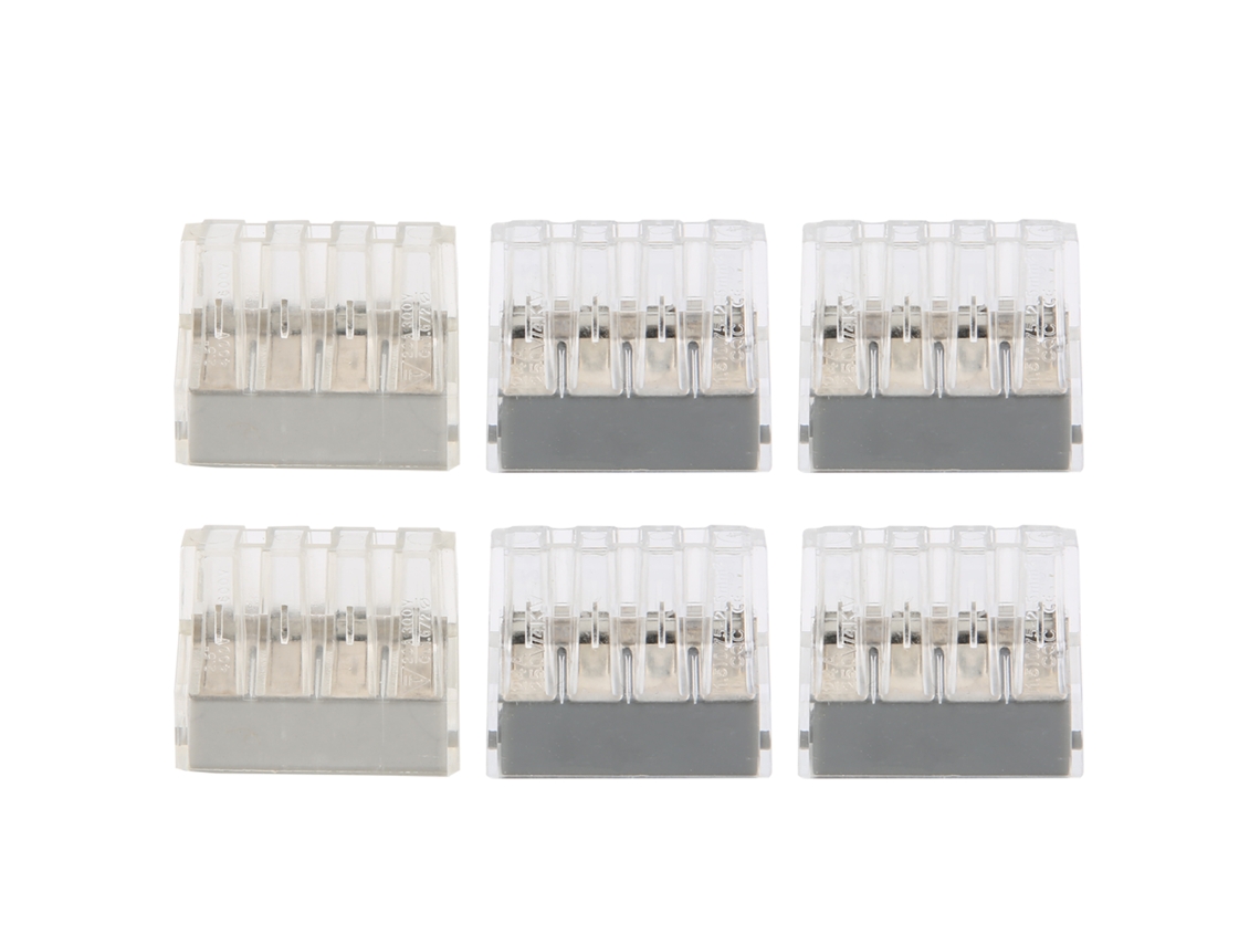 Laxiscreed Conector De Ligação Rápida Tipo Push-wire Para Cabos Rígidos E Flexíveis