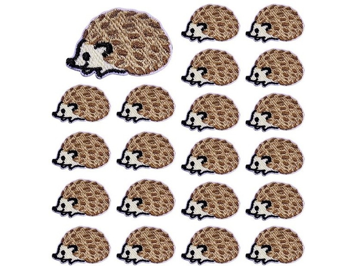 Patches Bordadas - 20 Unidades - Desenho De Lagartixa - Adesivos Para Roupas - Decoração - Reparo De Furos - 37 X 25 Mm