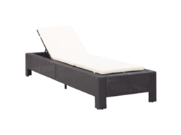 Sunbed, Sunbeds Vidaxl Preto Rattan / Vime (n/a)
