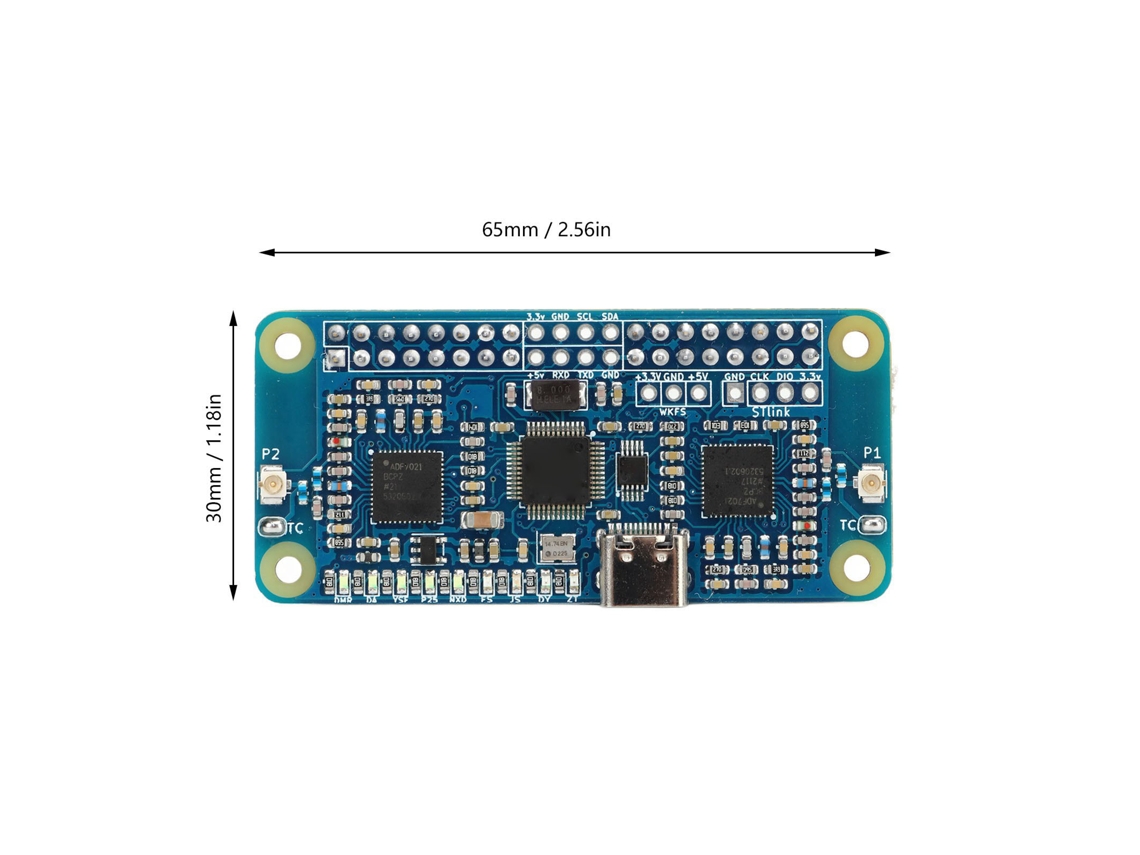 Kit De Montagem Para Placa Duplex Hotplate Com Suportes Para Raspberry Pi E Mmdvm Da Laxiscreed