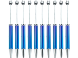 Caneta Esferográfica Perolada De 1,0 Mm, Pacote Com 10 Unidades, Nova, Multicolorida, Para Escrita, Tinta Preta, Acessórios Para Caneta.