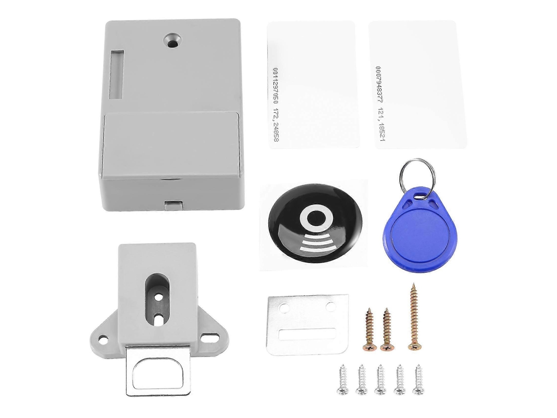 Lurelia Fechadura Eletrónica Oculta Para Armário E Gaveta Com Cartão Rfid/ic, 2,5 Cm, 4,5 Cm, 866329 Mm