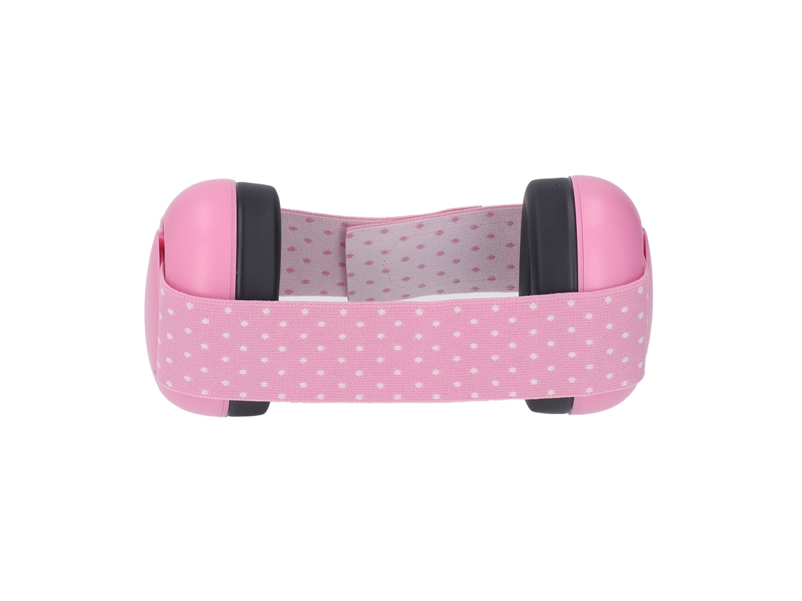 Fones De Ouvido Para Bebê Com Proteção Auditiva Elástica Bloqueio De Ruído Para Dormir E Viagens Rosa