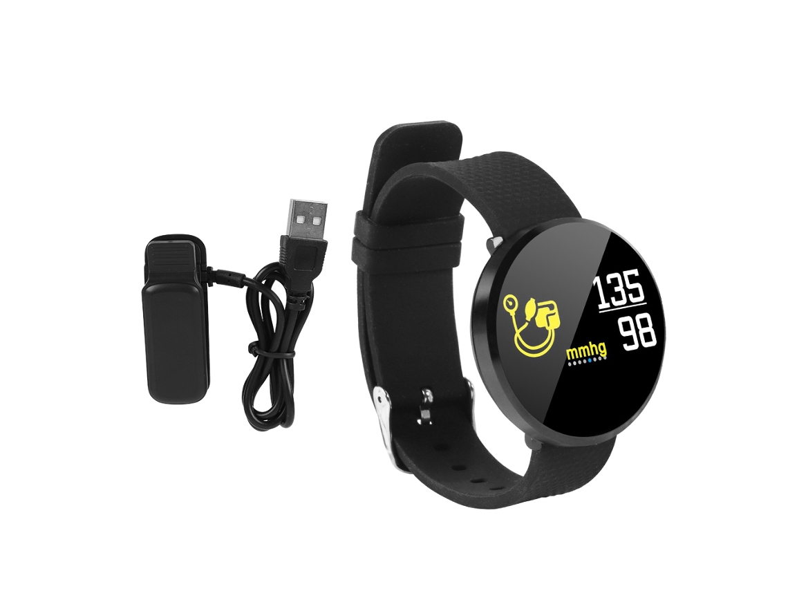 Pulseira Inteligente com Monitoramento de Pressão Arterial EOOCOO