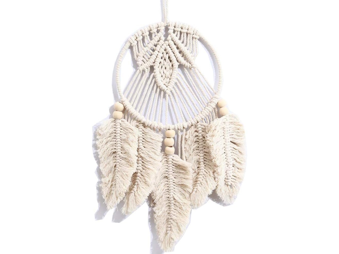 Apanhador De Sonhos Tecido À Mão, Para Pendurar Na Parede, Ornamento, Apanhador De Sonhos Boho, 20*42cm