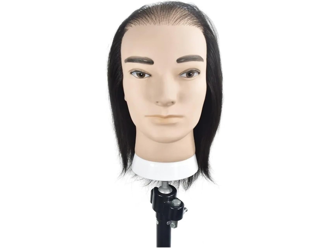 Cabeça de Treinamento com Cabelo Humano SFUSHOS