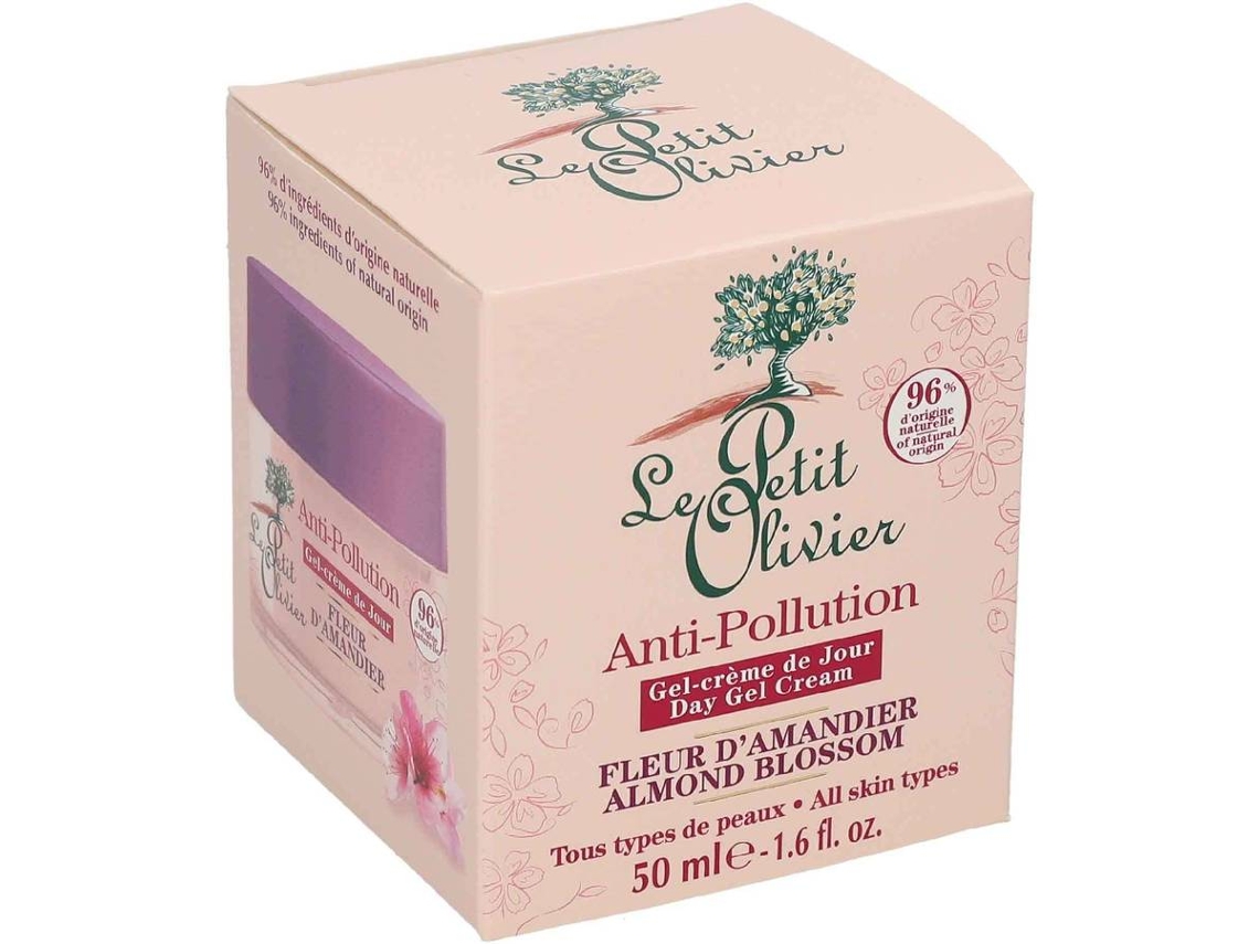 Creme de Rosto LE PETIT OLIVIER Anti-Poluição com Flor Amendoeira (50 ml)