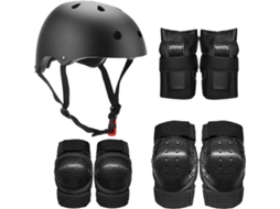 Capacete para Bicicleta Infantil Proteção Crianças ANSELF Preto