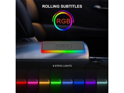 Carregador Sem Fios Rgb De 15 W, 10 W, 7,5 W E 5 W Com Cabo De 1 Metro Para Smartphones Compatíveis Com Qi