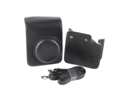 Pu Leather Mini Camera Case Bag With Adjustable Shoulder Strap For Instax Mini 40 Camerablack LAXISCREED