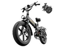Bicicleta Elétrica Dobrável - Urlife - T5 - Motor 750w (pico 1500w) - Bateria 48v 13ah (80 Km) - Pneus 20×4