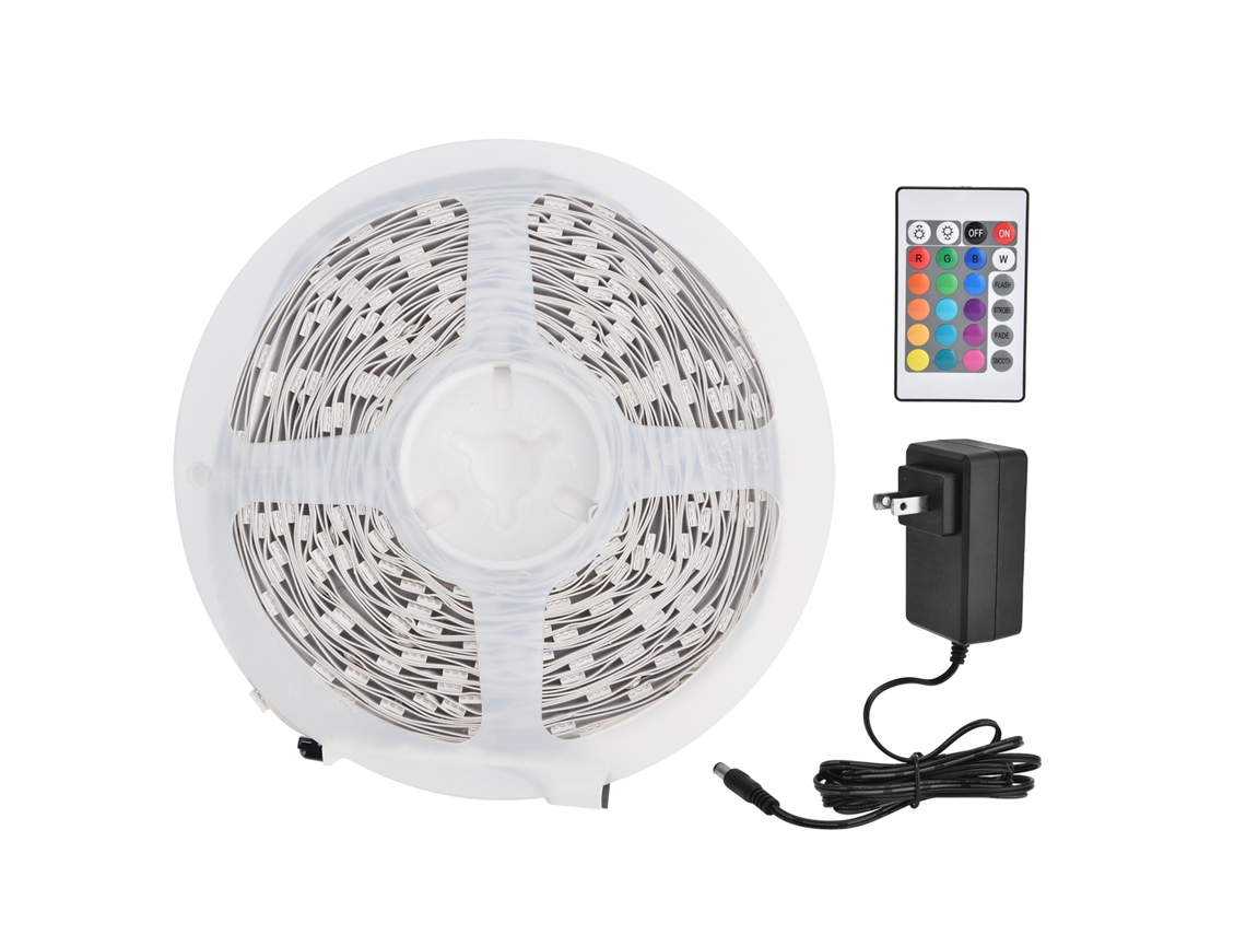 Fita de Luz Led Rgb 10m Controle Bluetooth App 24 Teclas para Decoração