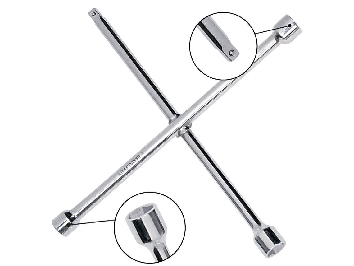 Chave de roda cruzada KRAFTWERK 24x27x32 mm x 3/4 KRAFTWERK