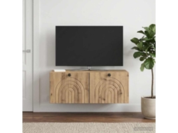 Vidaxl Gabinete de Tv de Parede Carvalho Arttisan 78,5 X 41 X 30 Cm